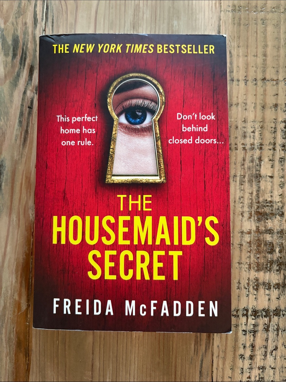 The Housemaid's Secret Decorative Coffee Table Book - Red by